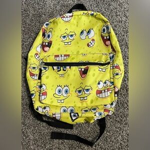 Rare Nickelodeon 2020 SpongeBob Backpack School Unisex Yellow